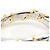 Autre Marque 18K Gelbgold- und Platin-Ring mit Diamant Golden - Ansicht 5