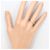 Autre Marque 18K Gelbgold- und Platin-Ring mit Diamant Golden - Ansicht 6