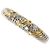 Autre Marque Anello a fascia in platino PT900 e oro giallo 18K D'oro