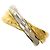 Autre Marque Anello a fascia in platino PT900 e oro giallo 18K D'oro