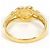 Autre Marque 18K Gelbgold-Ring mit Diamant Golden - Ansicht 4