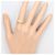 Autre Marque 18K Gelbgold-Ring mit Diamant Golden - Ansicht 7