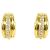 Autre Marque Orecchini a clip in oro giallo 18K e diamanti D'oro