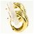 Autre Marque Orecchini a clip in oro giallo 18K e diamanti D'oro - vista 3
