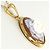 Autre Marque Collar de oro amarillo de 18K con camafeo de concha Dorado - vista 2