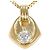 Autre Marque Collana in oro giallo 18K con diamante D'oro