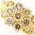 Autre Marque 18K Gelbgold-Ring mit Diamant Golden - Ansicht 2