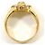 Autre Marque 18K Gelbgold-Ring mit Diamant Golden - Ansicht 3