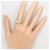 Autre Marque 18K Gelbgold-Ring mit Diamant Golden - Ansicht 6