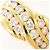 Autre Marque 18K Gelbgold-Ring mit Diamant Golden - Ansicht 2