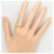 Autre Marque 18K Gelbgold-Ring mit Diamant Golden - Ansicht 6
