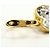 Autre Marque Orecchini a cerchio in oro giallo 18K e oro bianco con diamanti D'oro - vista 4