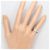 Autre Marque 18K Weißgold-Ring mit Diamant Golden - Ansicht 7