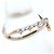 Autre Marque 18K Weiß- und Roségold Ring mit Diamant Golden - Ansicht 3
