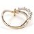 Autre Marque 18K Weiß- und Roségold Ring mit Diamant Golden - Ansicht 4