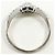 Autre Marque 14K Weißgold-Ring mit Diamant Golden - Ansicht 2