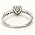 Autre Marque 14K Weißgold-Ring mit Diamant Golden - Ansicht 3