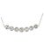 Autre Marque Collana in platino e diamanti