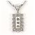 Autre Marque Elegante Platin-Halskette mit Diamant - Ansicht 3