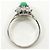 Autre Marque Platinring mit Jade und Diamant - Ansicht 2