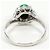 Autre Marque Platinring mit Jade und Diamant - Ansicht 3