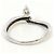 Autre Marque PT900 Platinring mit Diamant - Ansicht 3
