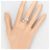 Autre Marque Platinring mit 0,50ct Diamant - Ansicht 6