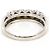 Autre Marque PT900 Platinring mit Diamant - Ansicht 4