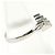 Autre Marque PT900 Platinring mit Diamant - Ansicht 2