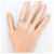Autre Marque PT900 Platinring mit Diamant - Ansicht 6