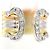 Autre Marque Platin- und Goldring mit Diamant Golden - Ansicht 2