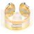 Autre Marque Platin- und Goldring mit Diamant Golden - Ansicht 4
