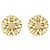 Autre Marque Orecchini a clip in oro giallo 18K con diamanti D'oro