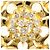 Autre Marque Orecchini a clip in oro giallo 18K con diamanti D'oro - vista 3