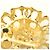 Autre Marque Orecchini a clip in oro giallo 18K con diamanti D'oro - vista 4