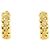 Autre Marque Orecchini a clip in oro giallo 18K con diamanti D'oro