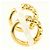 Autre Marque Orecchini a clip in oro giallo 18K con diamanti D'oro - vista 3