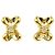 Autre Marque Orecchini a clip in oro giallo 18K con diamanti D'oro