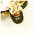 Autre Marque Orecchini a clip in oro giallo 18K con diamanti D'oro - vista 4