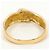 Autre Marque 18K Gelbgold-Ring mit Diamant Golden - Ansicht 3