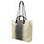 Borsa a tracolla tote Chanel Coco Mark Medium Nero Crudo - vista 2