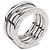 Bulgari Bvlgari B-zero1 3-Band Ring in Weißgold - Ansicht 6