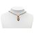 Collana con pendente Chanel Coco Mark Heart Flower D'oro - vista 5