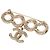 Spilla Chanel Coco Mark placcata oro D'oro - vista 2