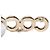Spilla Chanel Coco Mark placcata oro D'oro - vista 3