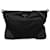 Borsa a tracolla con placca logo Triangle Prada Nero