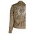 Chaqueta de seda beige bordada Christian Dior Castaño - vista 6