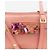 Borsa a tracolla da sera in raso con pietre preziose Prada anni 2000 Rosso - vista 5