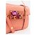 Borsa a tracolla da sera in raso con pietre preziose Prada anni 2000 Rosso - vista 7