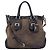 Prada Jacquard Canvas Shopper Handtasche aus den 2000ern Grün